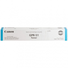 Canon GPR-51 Original Laser Toner Cartridge - Cyan - 1 Each (GPR51C)