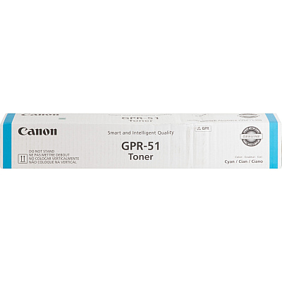 Canon GPR-51 Original Laser Toner Cartridge - Cyan - 1 Each (GPR51C)