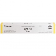 Canon GPR-51 Original Laser Toner Cartridge - Yellow - 1 Each (GPR51Y)
