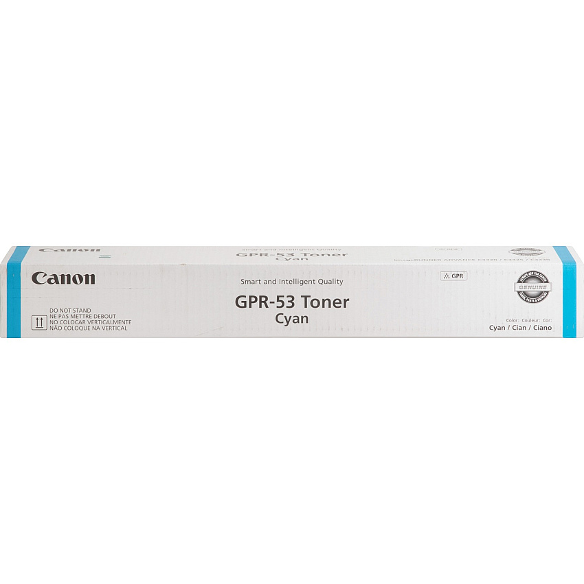 Canon GPR-53 Original Laser Toner Cartridge - Cyan - 1 Each (CNMGPR53C)