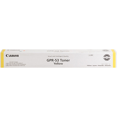 Canon GPR-53 Original Laser Toner Cartridge - Yellow - 1 Each (CNMGPR53Y)