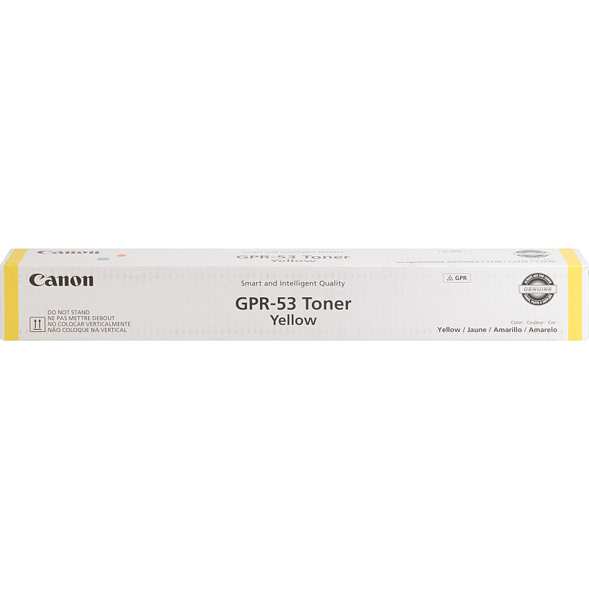 Canon GPR-53 Original Laser Toner Cartridge - Yellow - 1 Each (CNMGPR53Y)