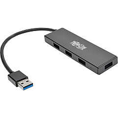 Tripp Lite 4-Port Ultra-Slim Portable USB 3.x (5Gbps) Hub (U360004SLIM)