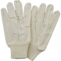 Safety Zone Cotton Polyester Canvas Gloves w/Knit Wrist (GC08MN1P)