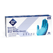 Safety Zone 12" Powder Free Blue Nitrile Gloves (SZNGNEP2X5T8)