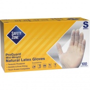 Safety Zone Powdered Natural Latex Gloves (GRDRSM1T)