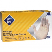 Safety Zone Powdered Natural Latex Gloves (GRDRXL1T)