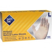 Safety Zone Powder Free Natural Latex Gloves (GRPRLG1T)