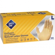 Safety Zone Powder Free Natural Latex Gloves (GRPRLG1T8)
