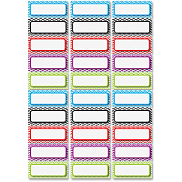 Ashley Dry Erase Chevron Nameplate Magnets (ASH10077)