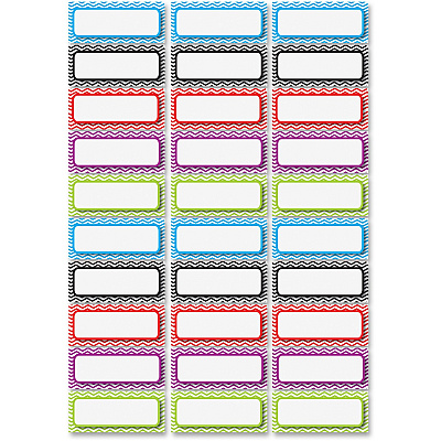 Ashley Dry Erase Chevron Nameplate Magnets (ASH10077)