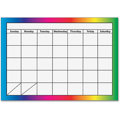 Ashley 1-month Dry Erase Magnetic Calendar (ASH10096)
