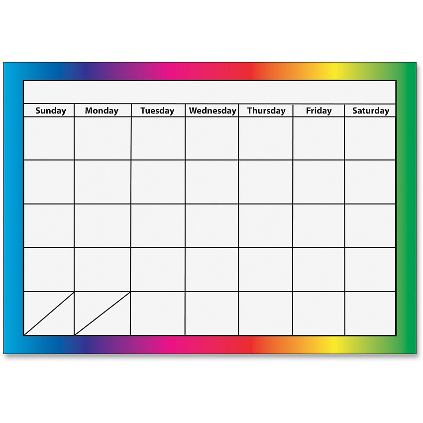 Ashley 1-month Dry Erase Magnetic Calendar (ASH10096)