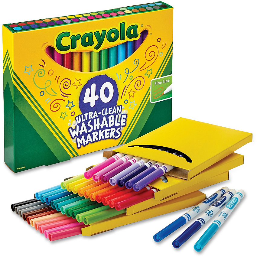 Crayola Ultra-Clean Washable Markers (CYO587861)
