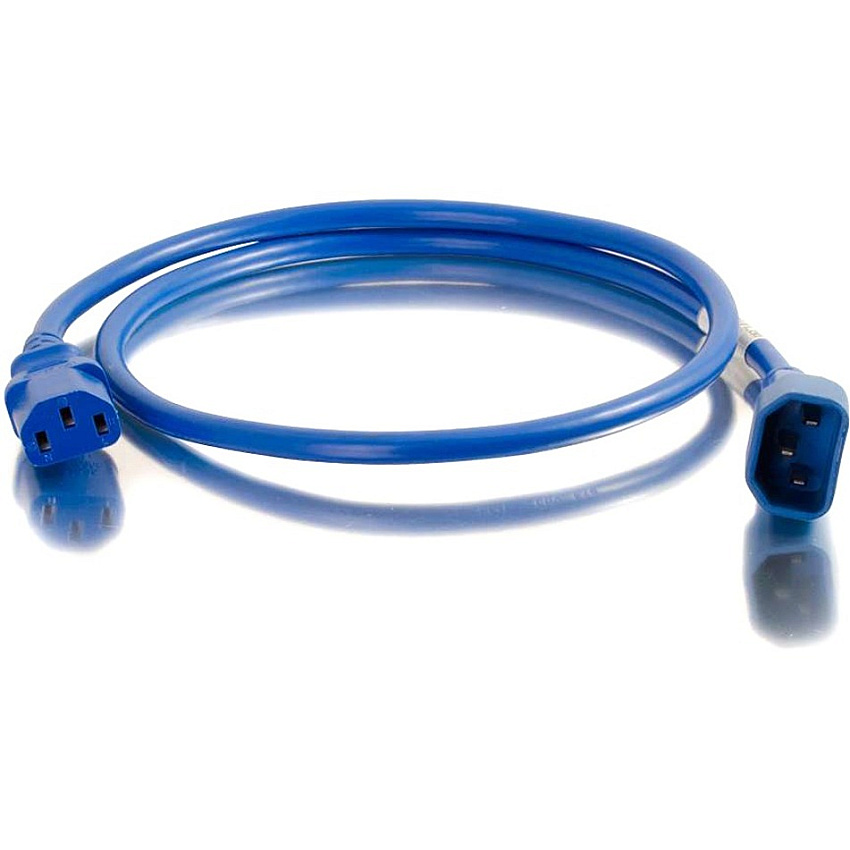 C2G 8ft C14 To C13 18/3 Sjt Blue (17510)