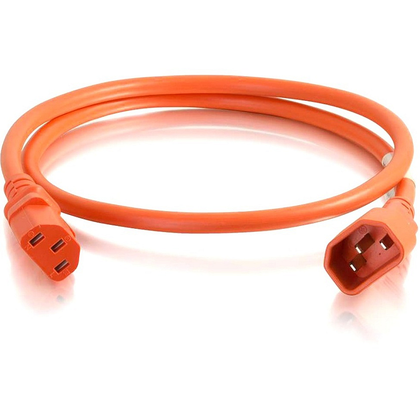 C2G 1ft C14 To C13 18/3 Sjt Orange (17476)