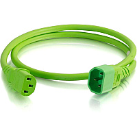 C2G 2ft C14 To C13 18/3 Sjt Green (17483)