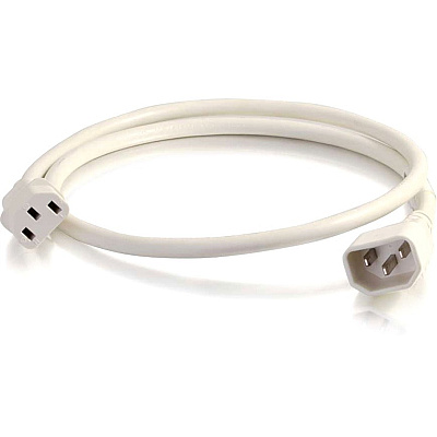 C2G 5ft C14 To C13 18/3 Sjt White (17503)