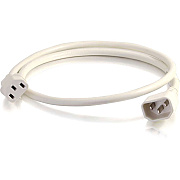 C2G 8ft C14 To C13 14/3 Sjt White (17563)