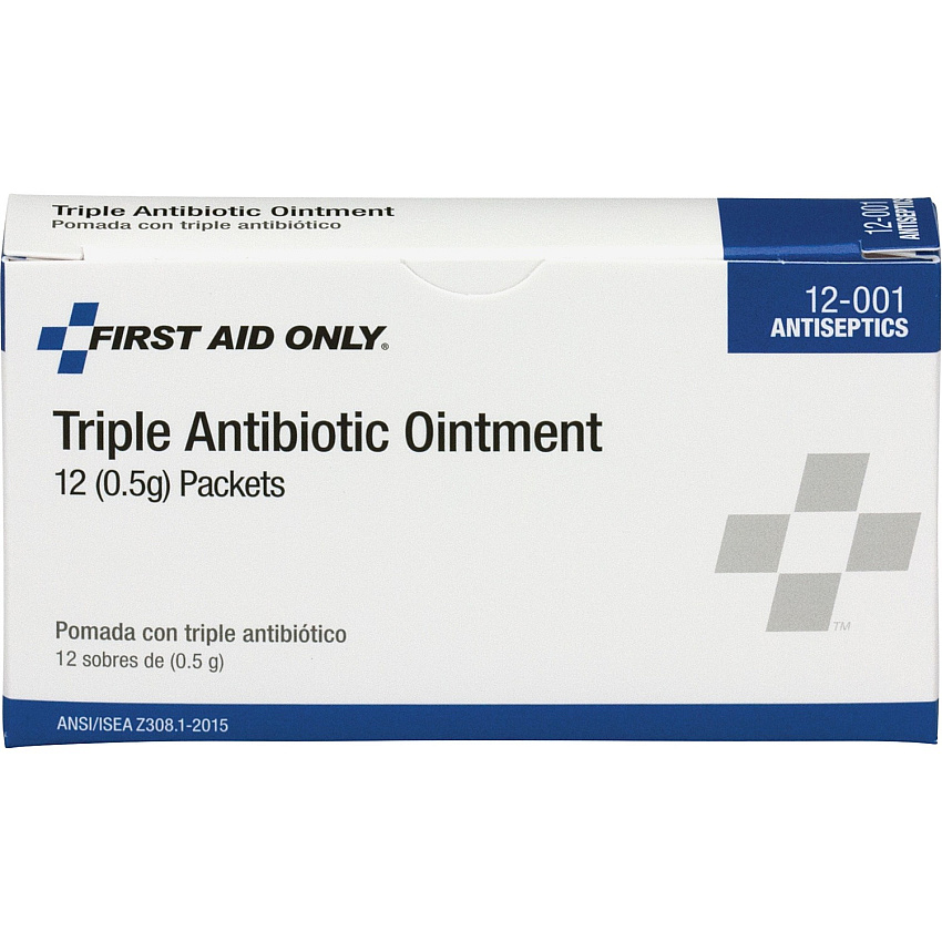 First Aid Only Triple Antibiotic Ointment Packets (FAO12001)