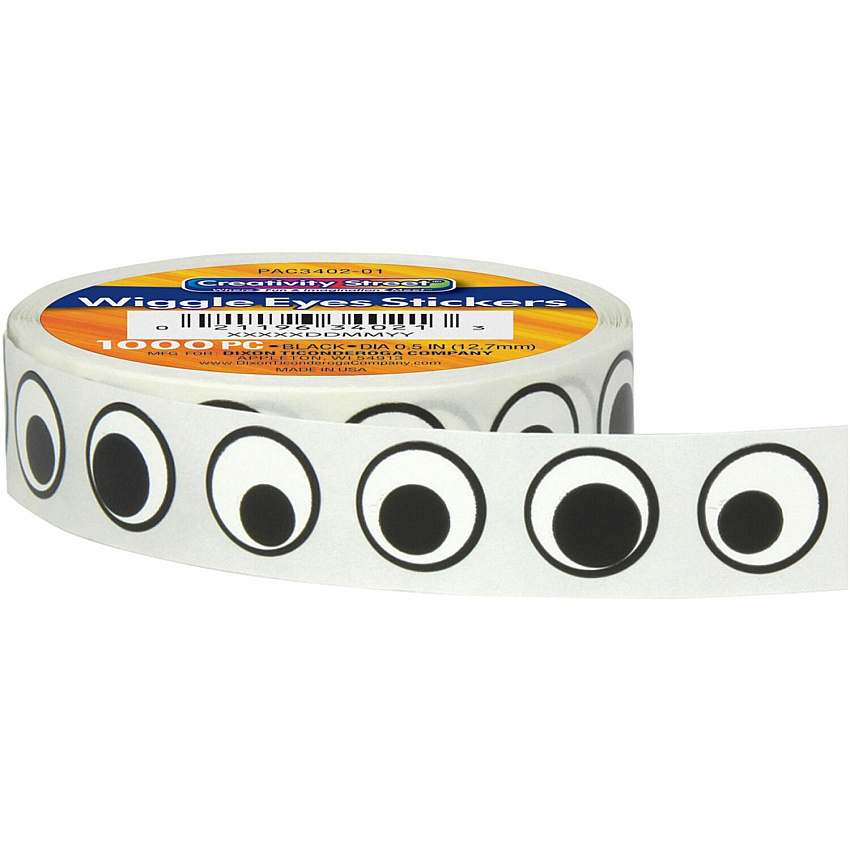 Creativity Street Wiggle Eyes Stickers (PACAC340201)