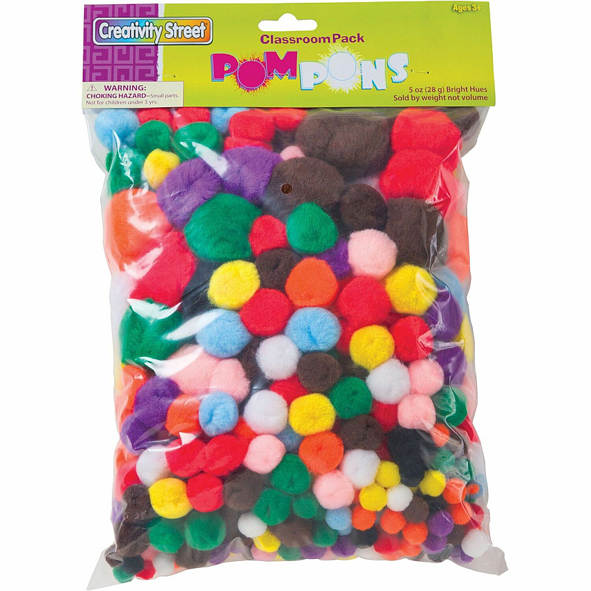 Creativity Street Pom Pons Class Pack (PACAC815001)