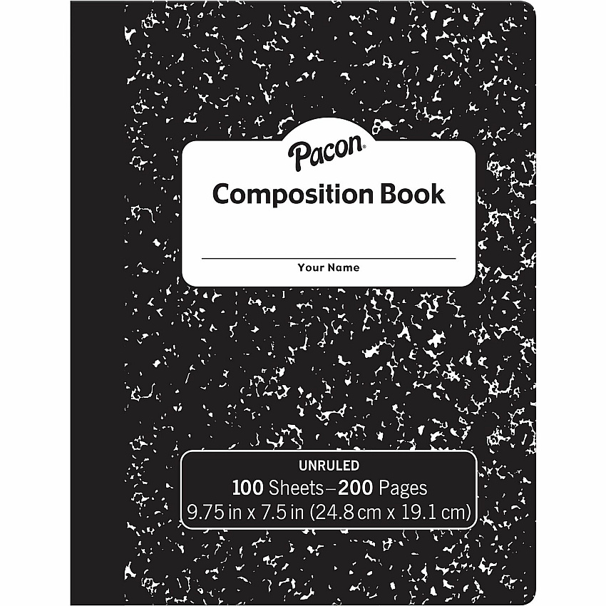 Pacon Unruled Compositon Book (PACMMK37145)
