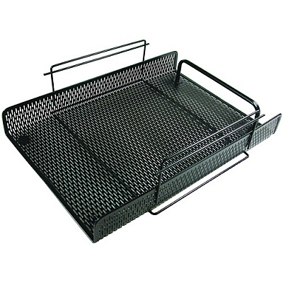 Artistic Urban Collection Punched Metal Letter Tray 8.5" x 11" , Black (AOPART20002)