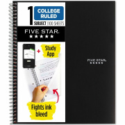 Five Star College Ruled 1-subject Notebook (72057)
