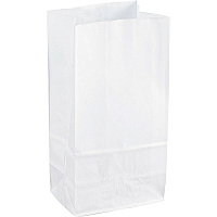 Sparco White Kraft Paper Bags (SPR99828)