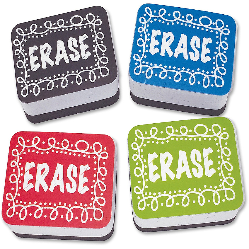 Ashley Chalk Design Mini Whiteboard Eraser (ASH78002)