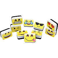 Ashley Emoting Mini Whiteboard Erasers (ASH78005)