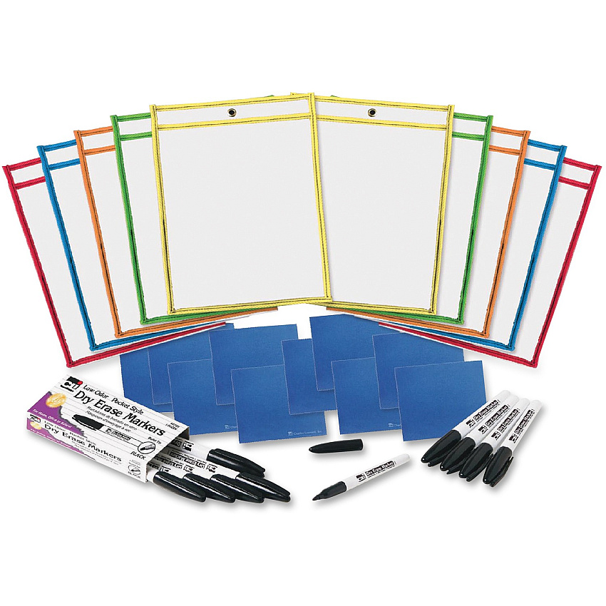 CLI Dry-erase Pocket Class Pack (LEO29130)
