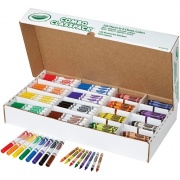 Crayola 8-Color Crayons/Markers Combo Classpack (523349)