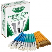 Crayola 3-Tip Paintbrush Variety Classpack (050036)