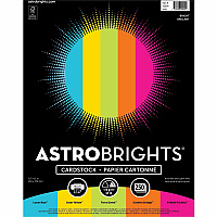 Astrobrights Color Card Stock - 5 Assorted Colours (WAU99904)