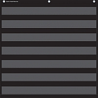 Teacher Created Resources Black 7 Pocket Chart (TCR20740)