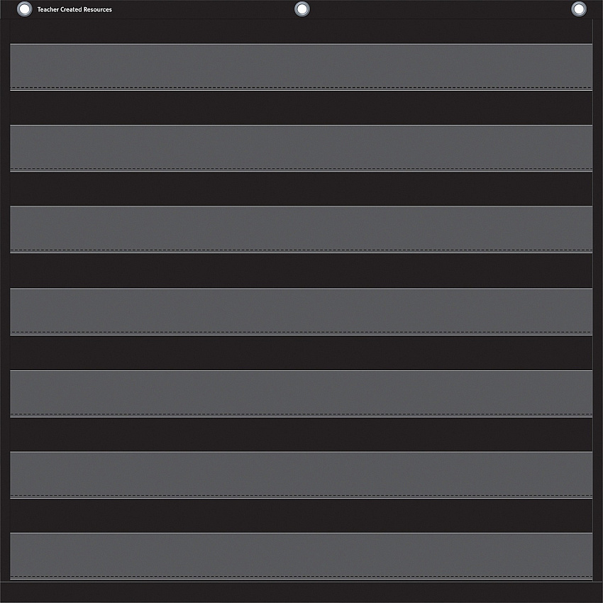 Teacher Created Resources Black 7 Pocket Chart (TCR20740)