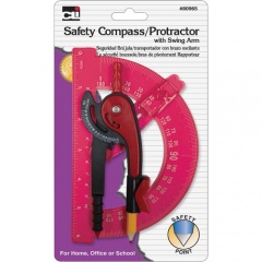 CLI Swing Arm Safety Compass/Protractor (80965ST)