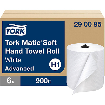 Tork Matic Hand Towel Roll White H1 (TRK290095)