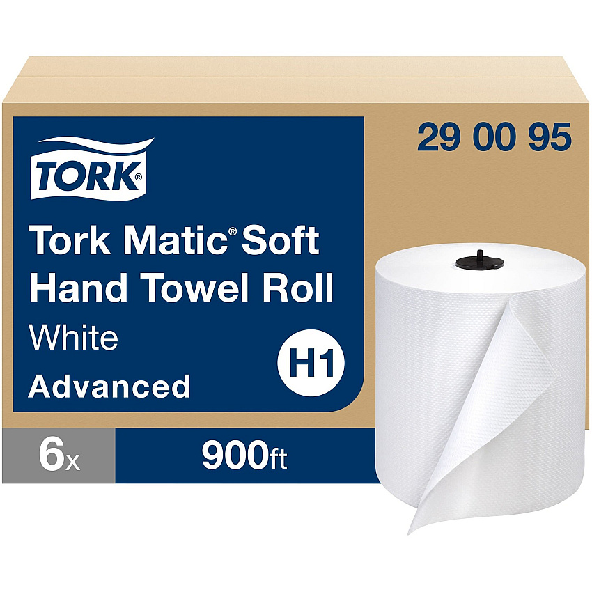 Tork Matic Hand Towel Roll White H1 (TRK290095)