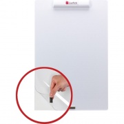 Justick Frameless Mini Dry-Erase Board with Clear Overlay (02546)