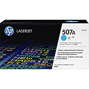 HP 507A (HEWCE401A) Original Laser Toner Cartridge - Single Pack - Cyan - 1 Each