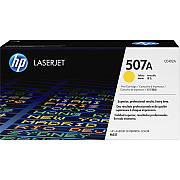 HP 507A (HEWCE402A) Original Laser Toner Cartridge - Single Pack - Yellow - 1 Each