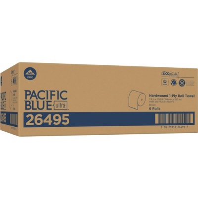 Pacific Blue Ultra High-Capacity Recycled Paper Towel Rolls (26495)