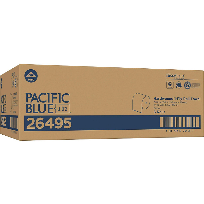 Pacific Blue Ultra High-Capacity Recycled Paper Towel Rolls (GPC26495)