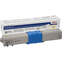 Oki Original LED Toner Cartridge - Yellow - 1 Each (OKI46508701)