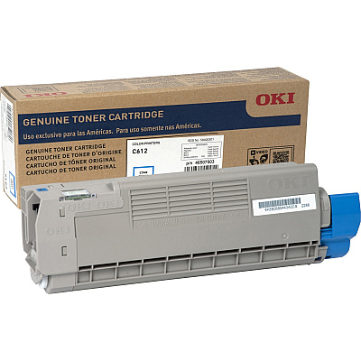 Oki Original LED Toner Cartridge - Cyan - 1 Each (OKI46507503)