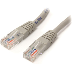 StarTech 7ft Gray Molded Cat5e Utp Patch Cable (M45PATCH7GR)