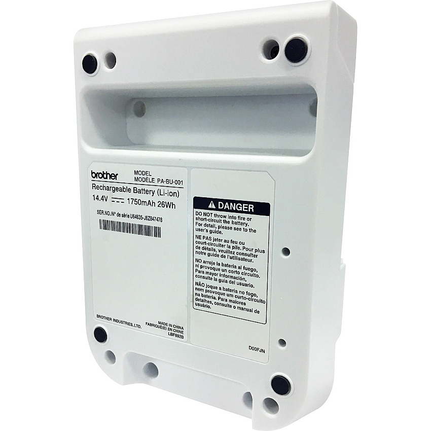Brother QL-810W/QL-820NWB Battery (BRTPABU001)